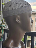 MISRI BANDED KUFI — 100% ORGANIC COTTON